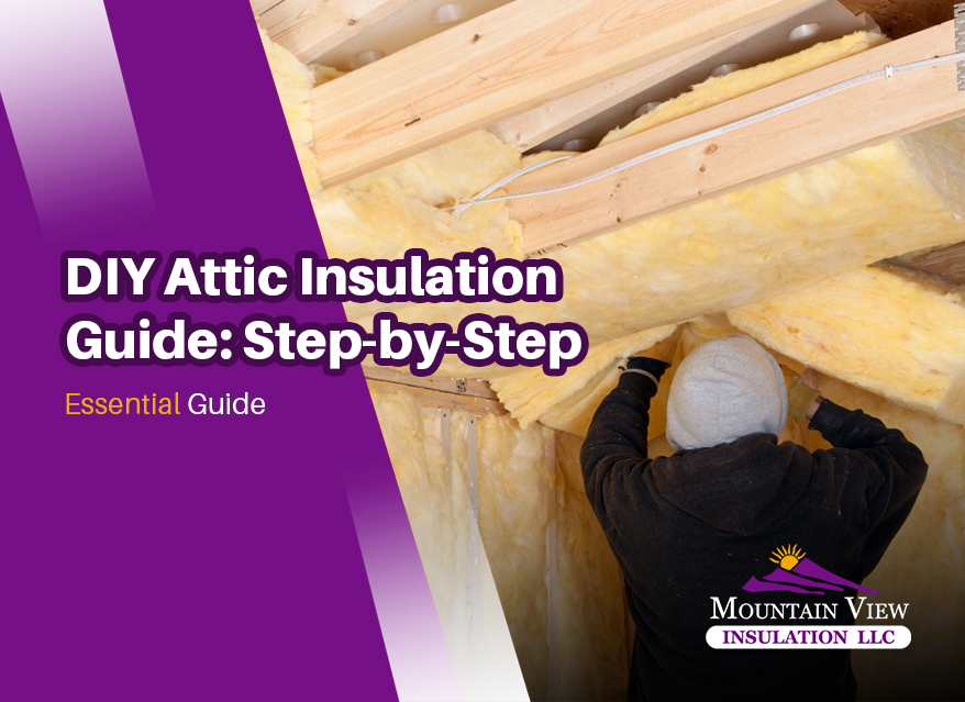 DIY attic insulation guide step-by-step instructions.